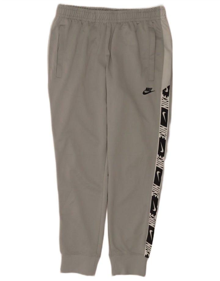 Nike Herren-Trainingshose mit Grafik, mittelgrau, Farbblock