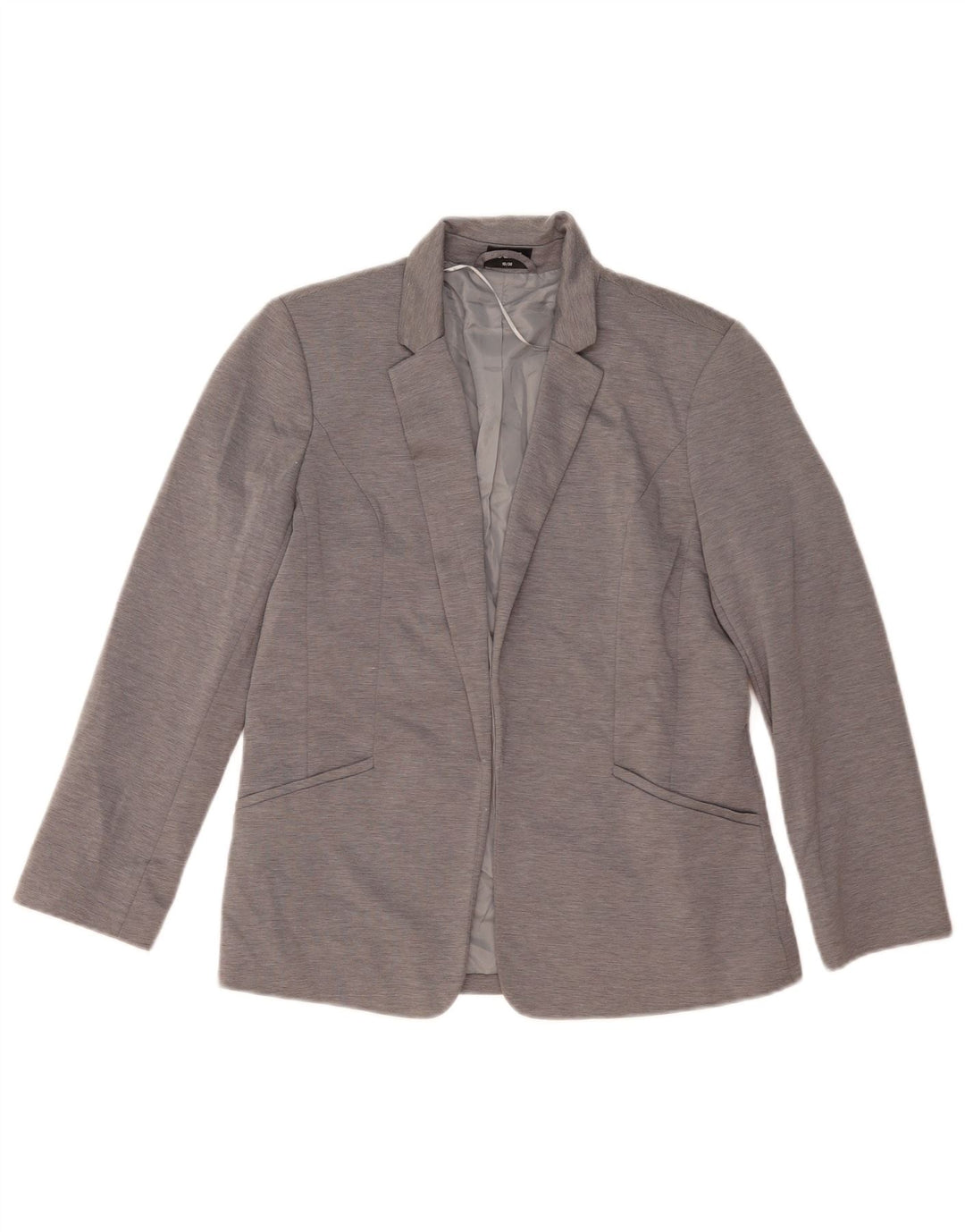 Offene Blazer-Jacke für Damen von Oasis, Gr. 10, Größe S, Grau, Nadelstreifen, Polyester