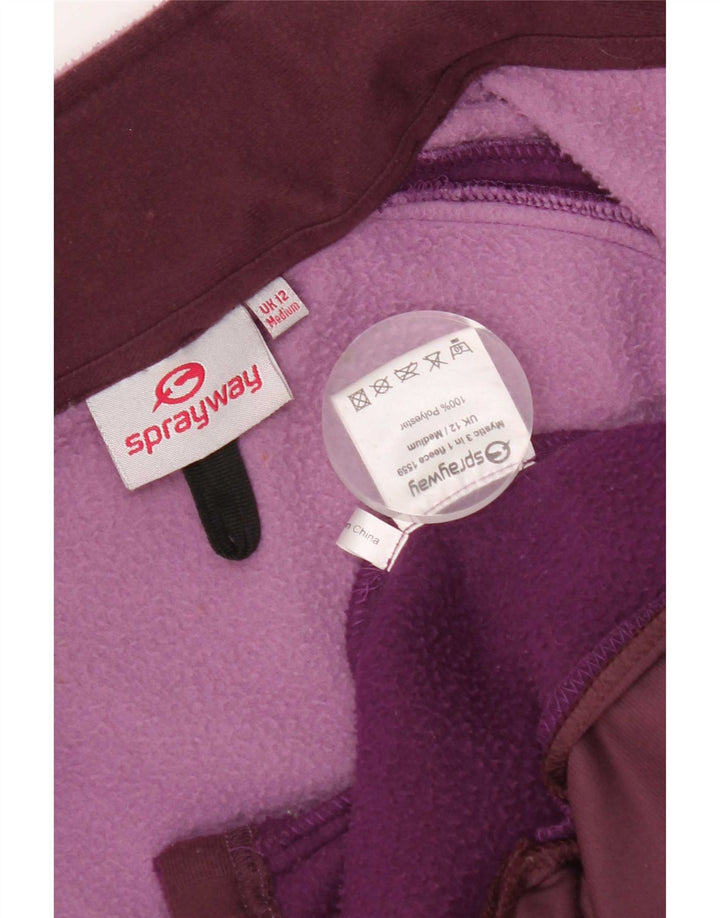 Sprayway Damen Liner Fleecejacke UK 12 Mittellila Farbblock