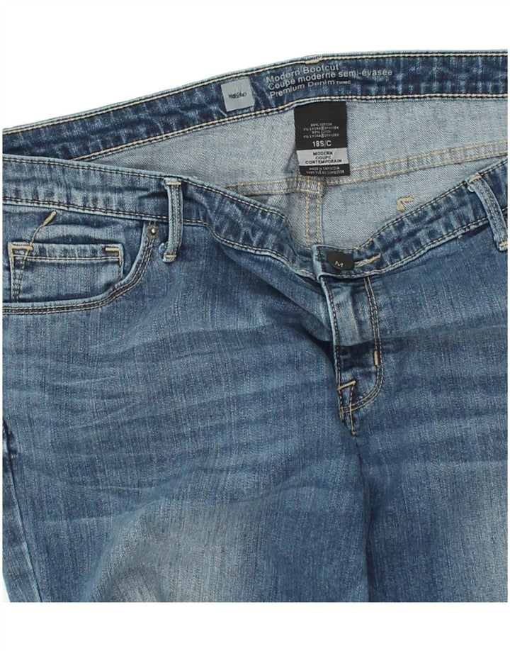 MOSSIMO Womens Modern Bootcut Jeans US 18 2XL W40 L30  Blue Cotton | Vintage Mossimo | Thrift | Second-Hand Mossimo | Used Clothing | Messina Hembry 