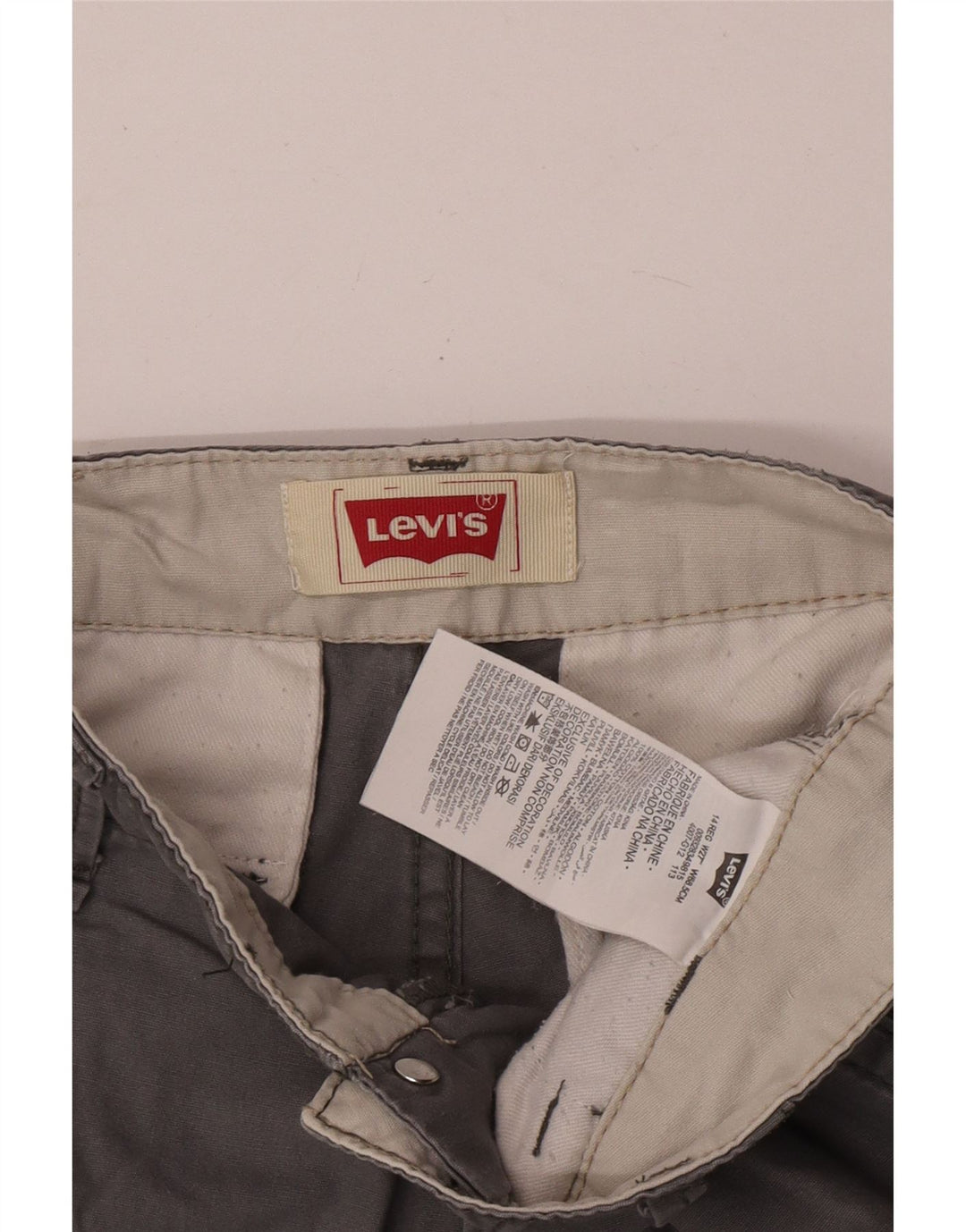 Levi's Cargo-Shorts für Jungen, 13–14 Jahre, W27, graue Baumwolle