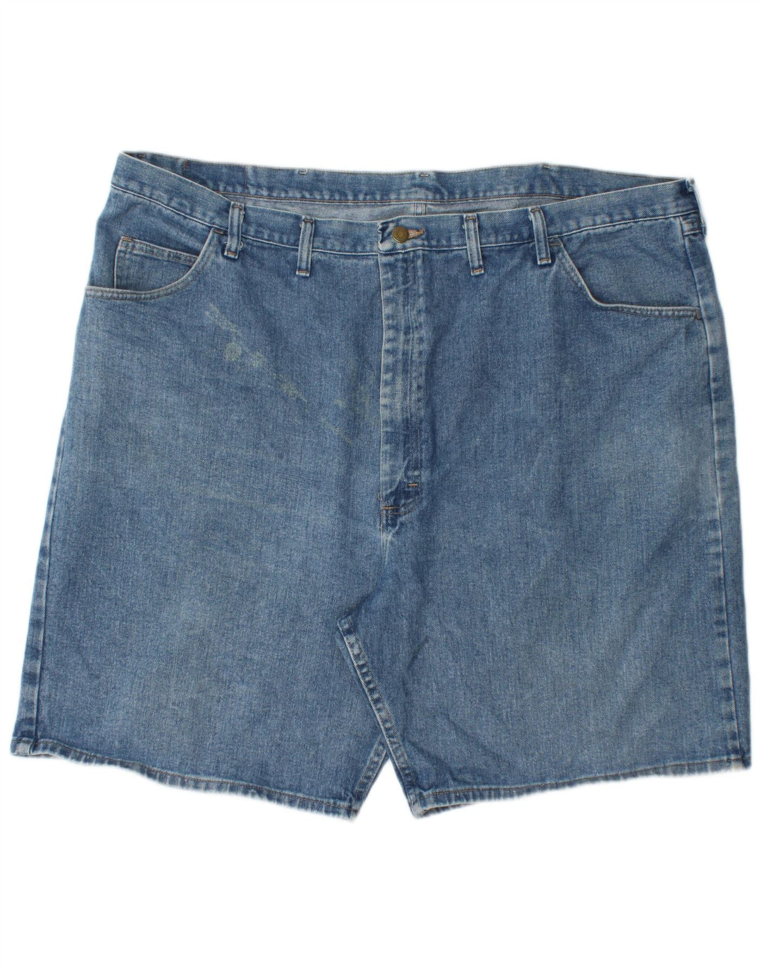 WRANGLER Herren-Jeansshorts mit entspannter Passform, W48, 4XL, blaue Baumwolle