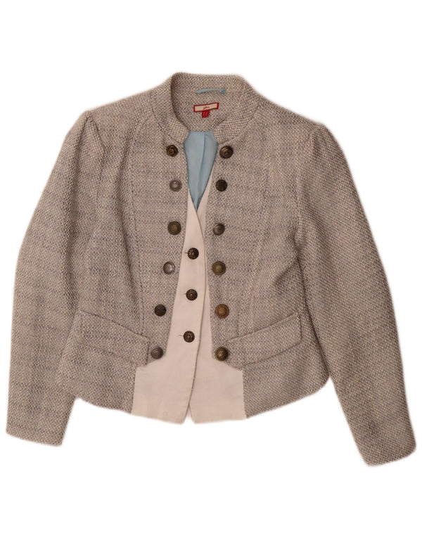 Joe Browns Damen-Blazerjacke mit 3 Knöpfen, UK 14, mittelgraues Acryl