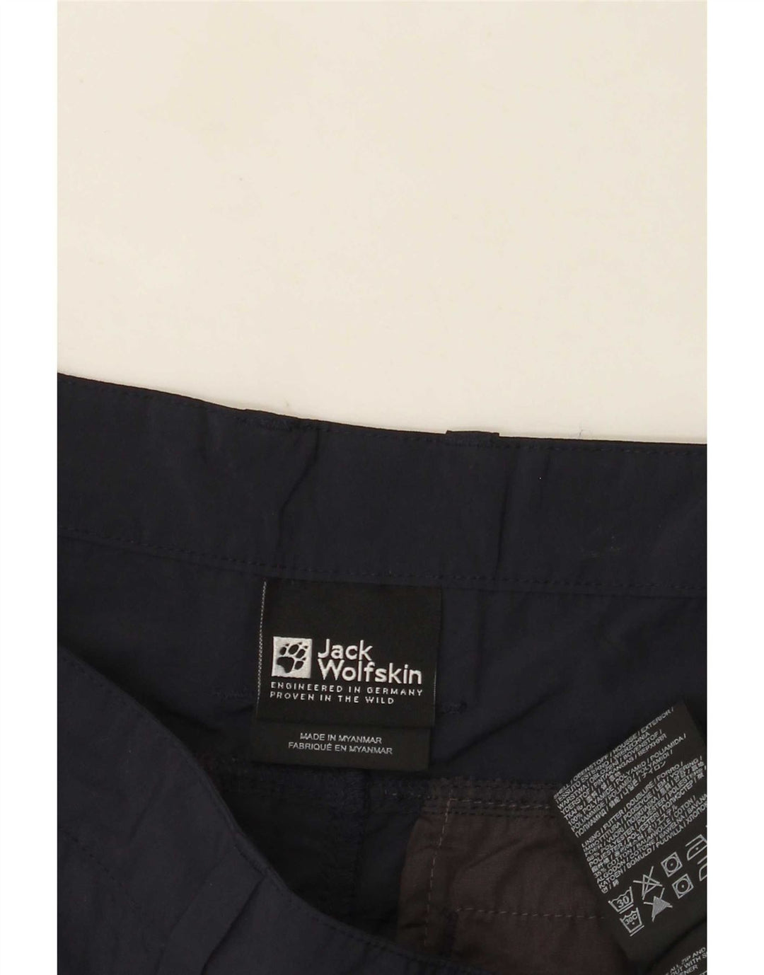 Jack Wolfskin Herren Cargo Shorts W36 Large Marineblau Polyamid