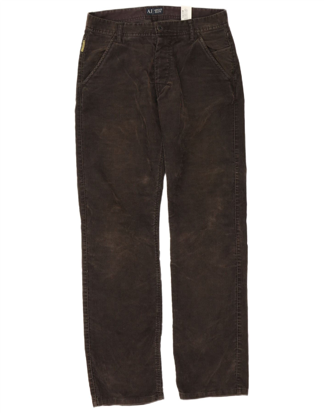 Gerade Cordhose für Herren von Armani, W32, L34, braun, Polyester