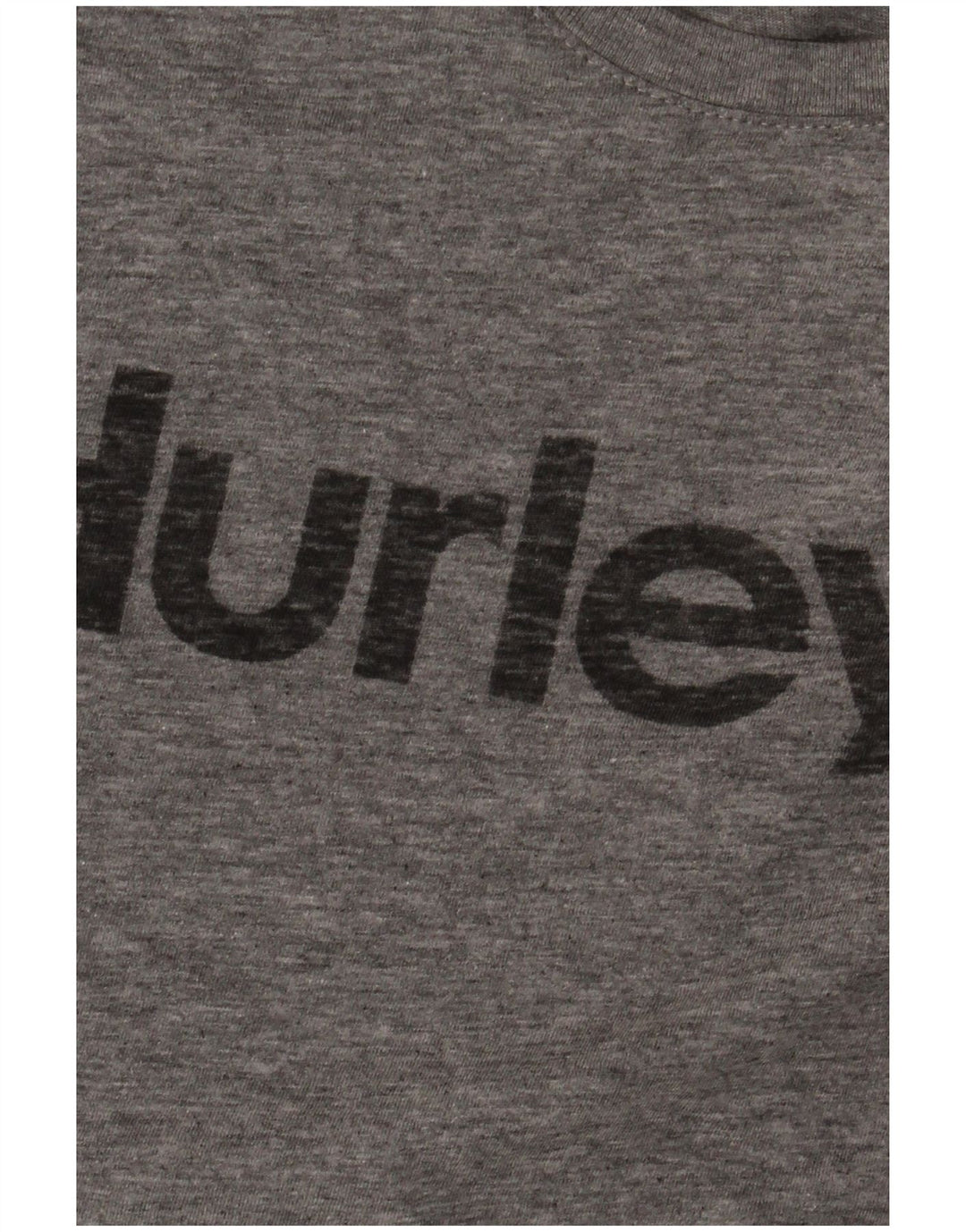 Hurley Herren-T-Shirt mit Grafik, Größe S, grau gesprenkelte Baumwolle