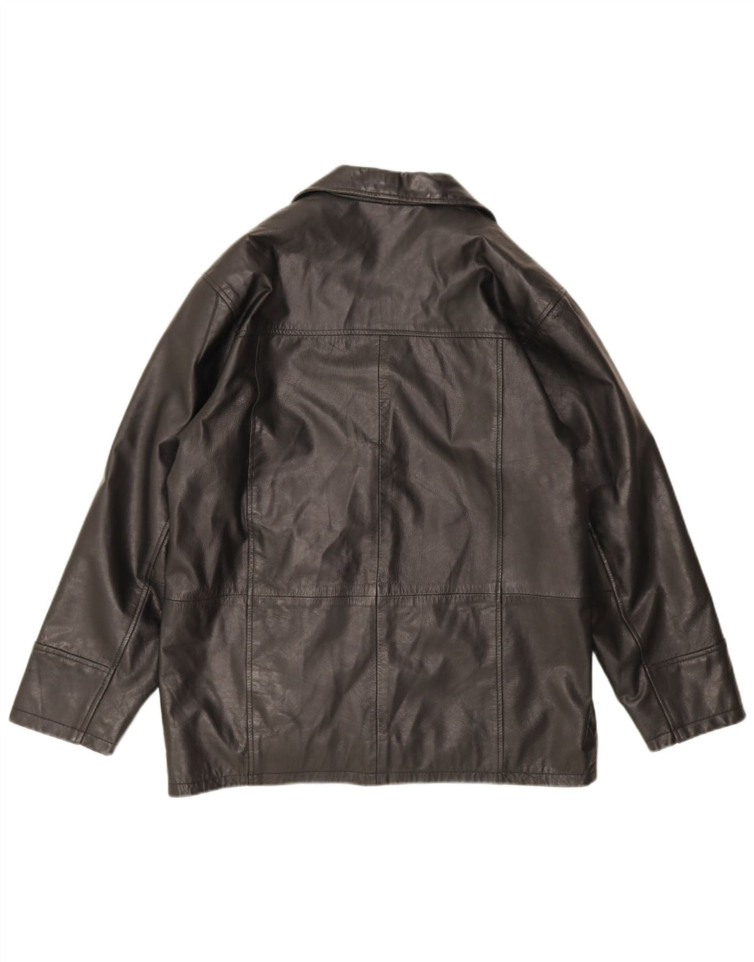 Vintage Herren Lederjacke UK 40 Large Schwarz