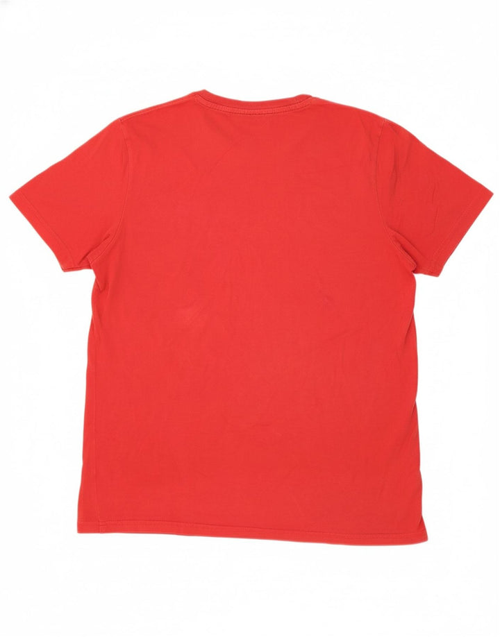 CHAMPION Mens Graphic T-Shirt Top Large Red