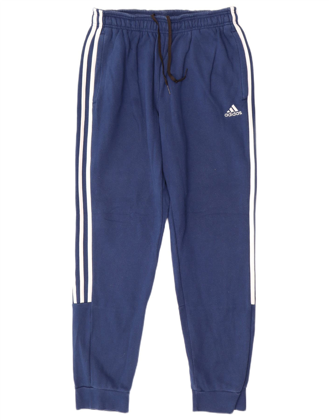 ADIDAS Herren Trainingshose Jogger mittelblaue Baumwolle