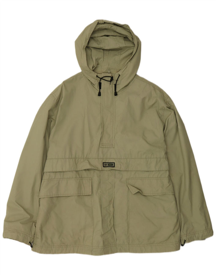 CAT Herren-Anorakjacke mit Kapuze, UK 40, Größe L, Khaki, Baumwolle
