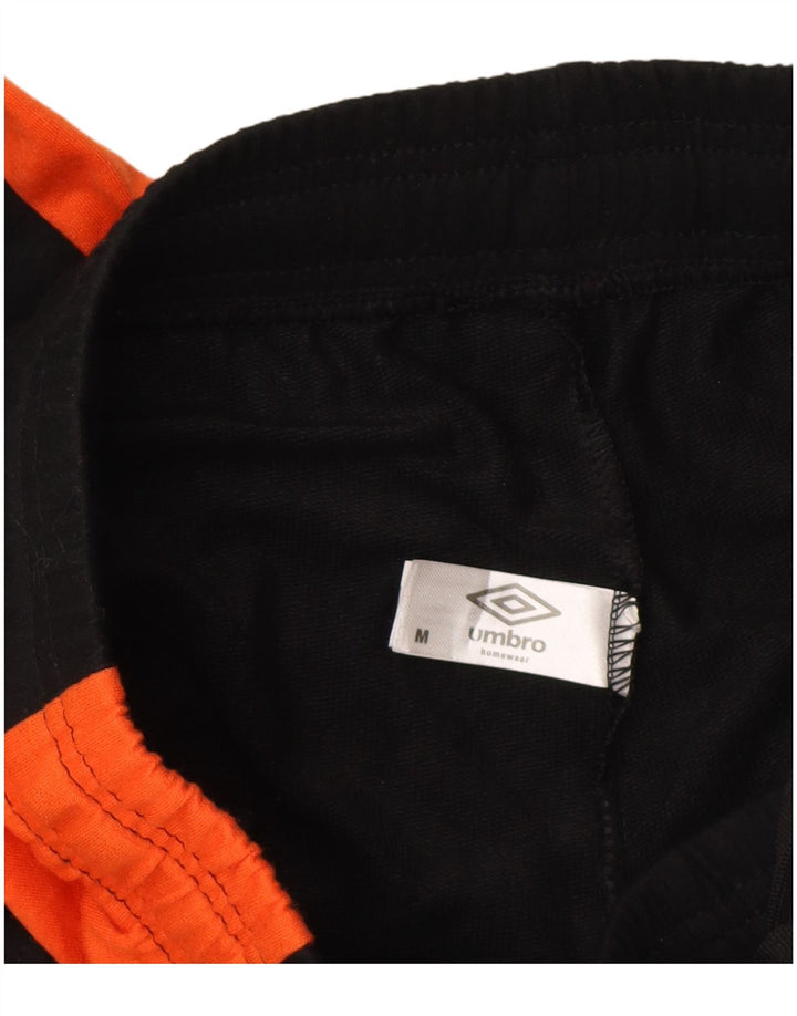 Umbro Herren-Trainingshose, Jogginghose, Mittelschwarz, Colourblock-Baumwolle
