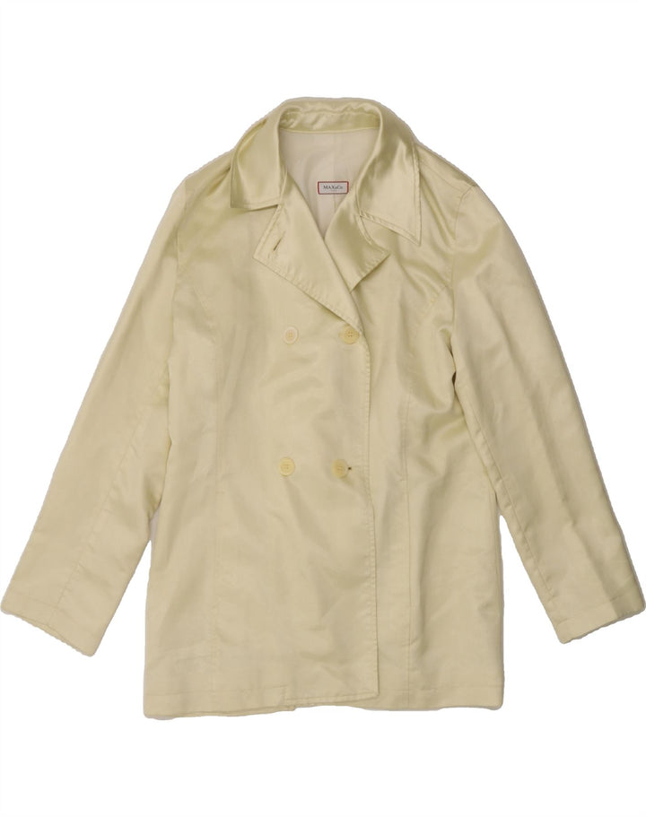 MAX & CO. Womens Double Breasted Blazer Jacket UK 10 Small  Off White Vintage Max & Co. and Second-Hand Max & Co. from Messina Hembry 