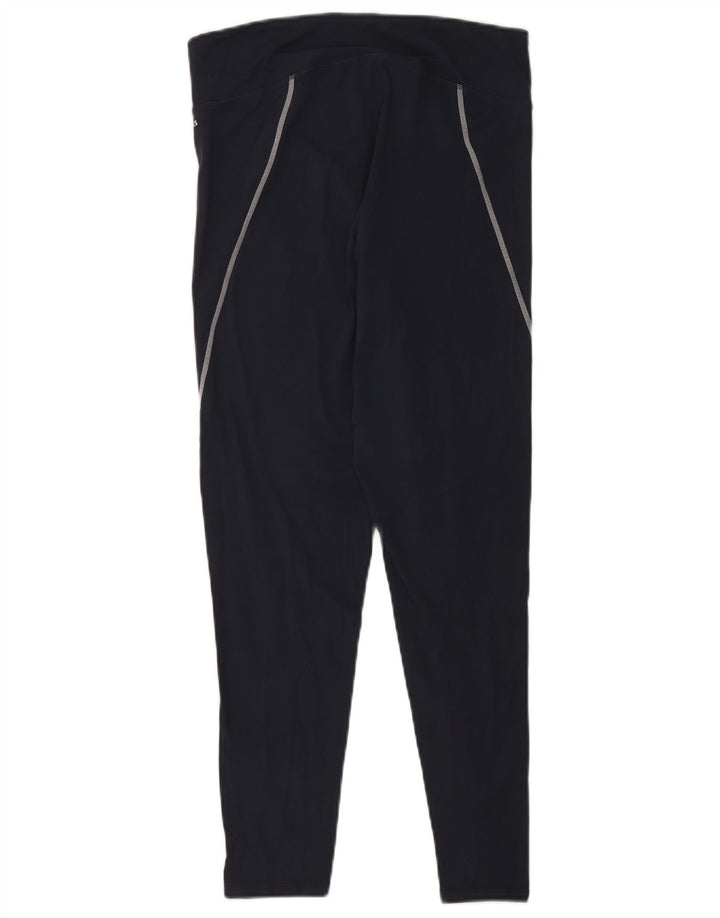 Jack Wills Damen Leggings UK 16 Large Marineblaues Nylon
