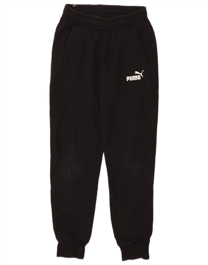 Puma Herren-Trainingshose, Jogginghose, Größe S, Schwarz, Baumwolle