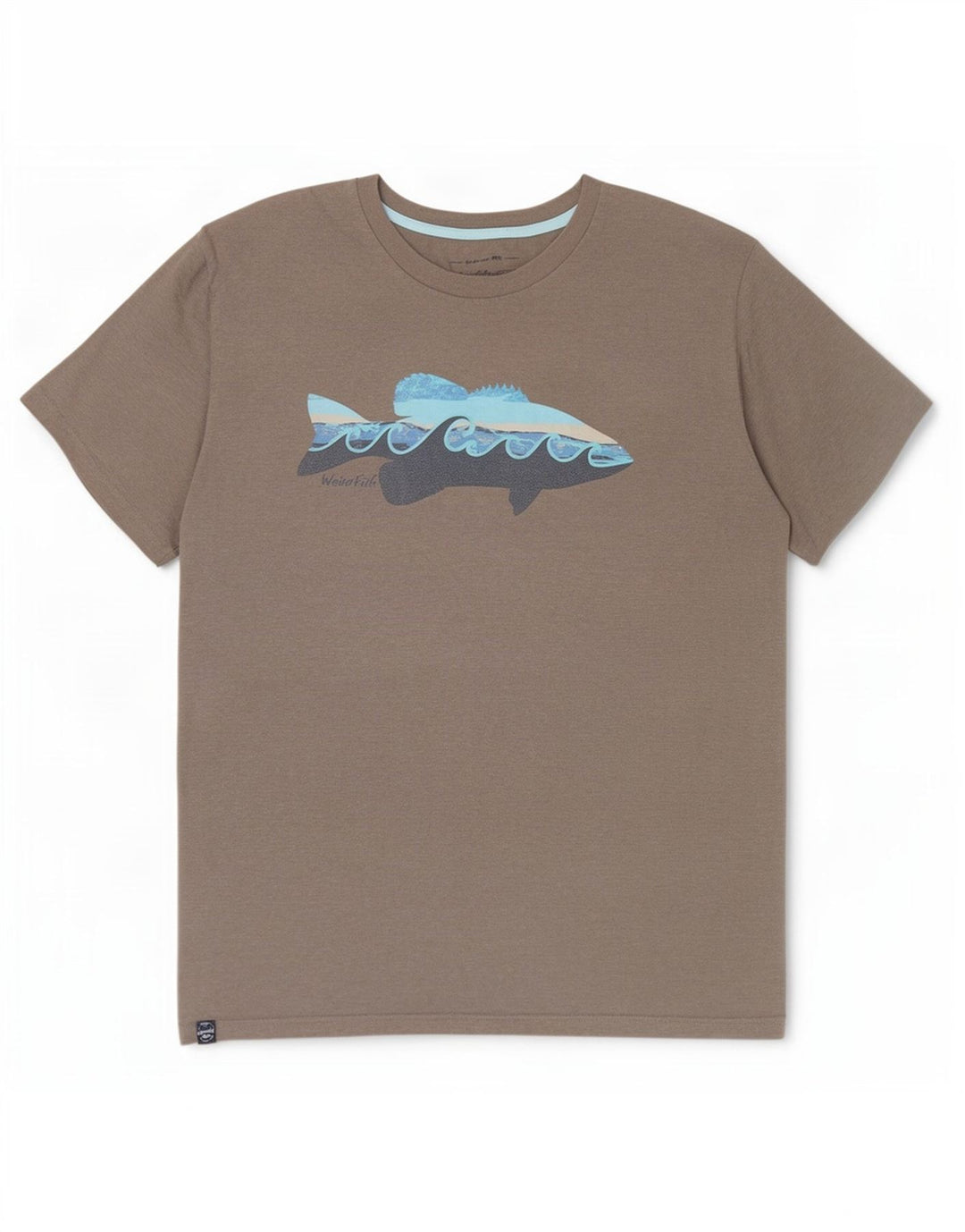 Weird Fish Herren Grafik T-Shirt Top 3XL Grau Baumwolle