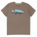 Weird Fish Herren Grafik T-Shirt Top 3XL Grau Baumwolle