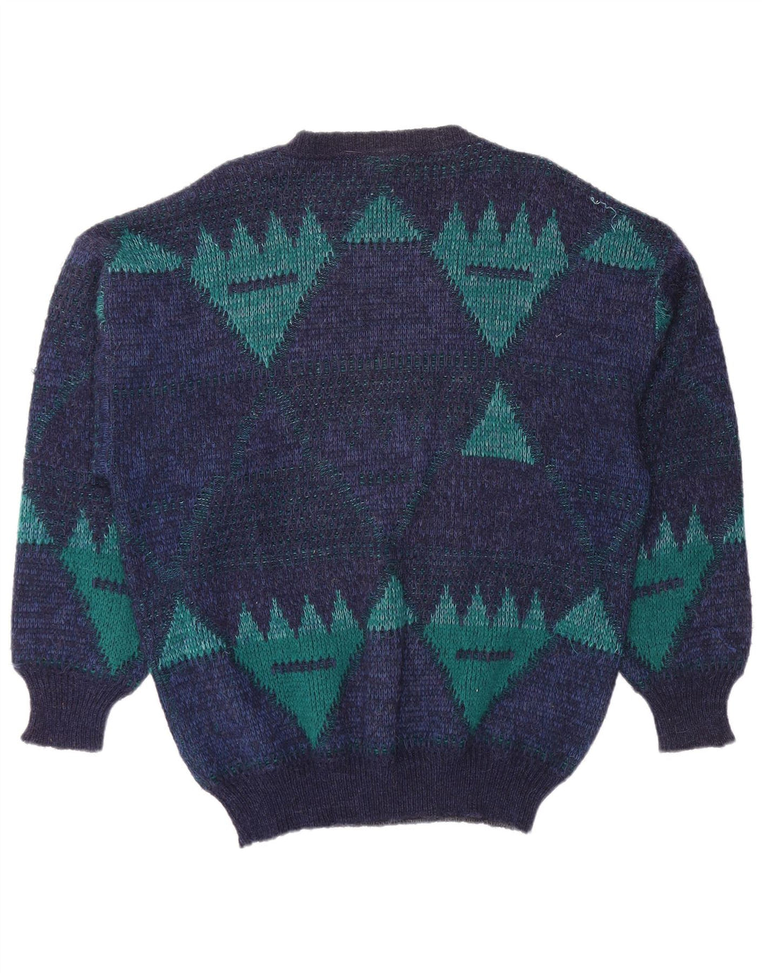 4 CASTELLA Herren-Pullover mit U-Boot-Ausschnitt IT 56 XL Marineblau Geometrisch