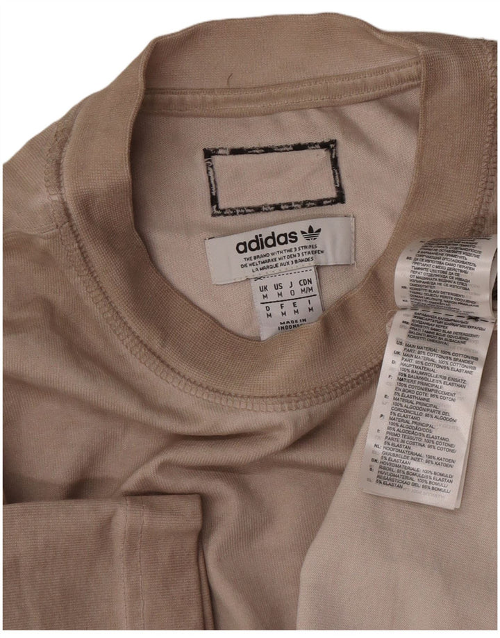 Adidas Herren Grafik-T-Shirt aus mittelbeiger Baumwolle
