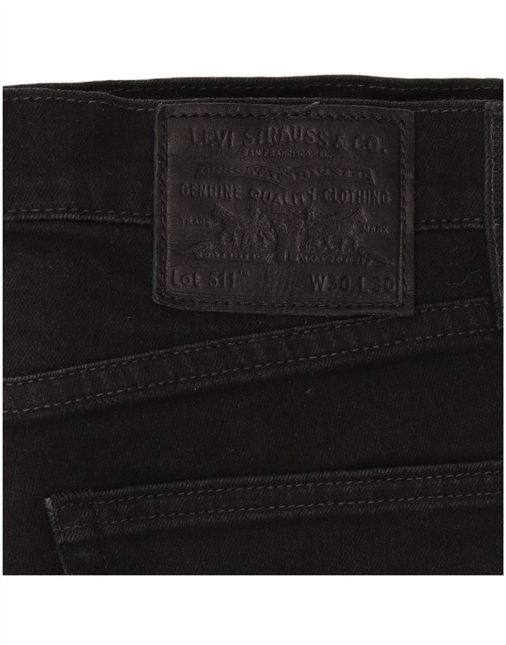 Levi's Herren 511 Slim Jeans W30 L30 Schwarz