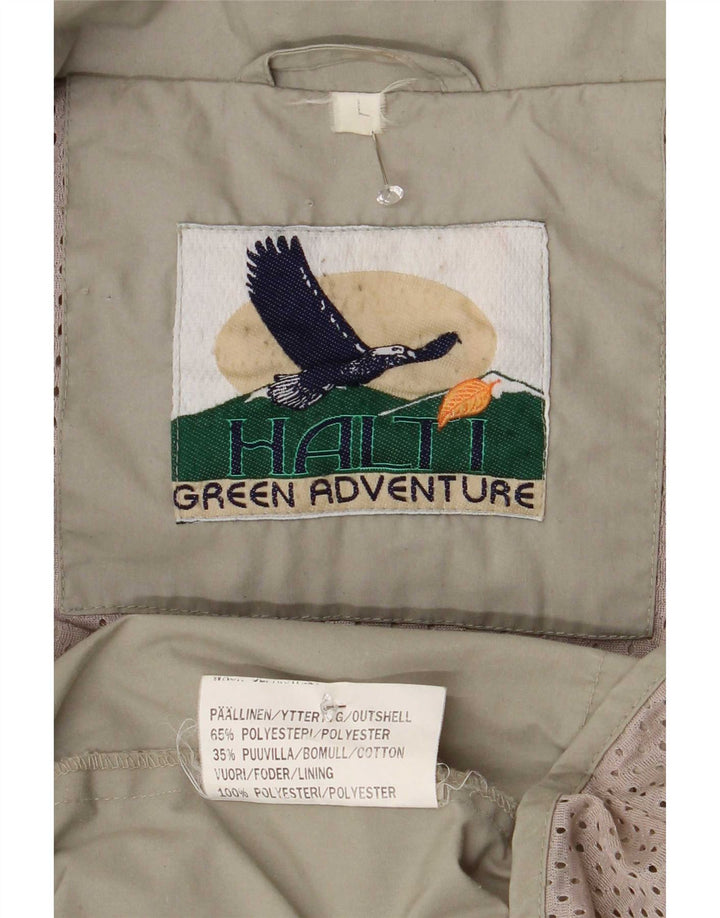 Halti Herren-Utility-Jacke mit Kapuze, UK 40, Größe L, grün, Polyester