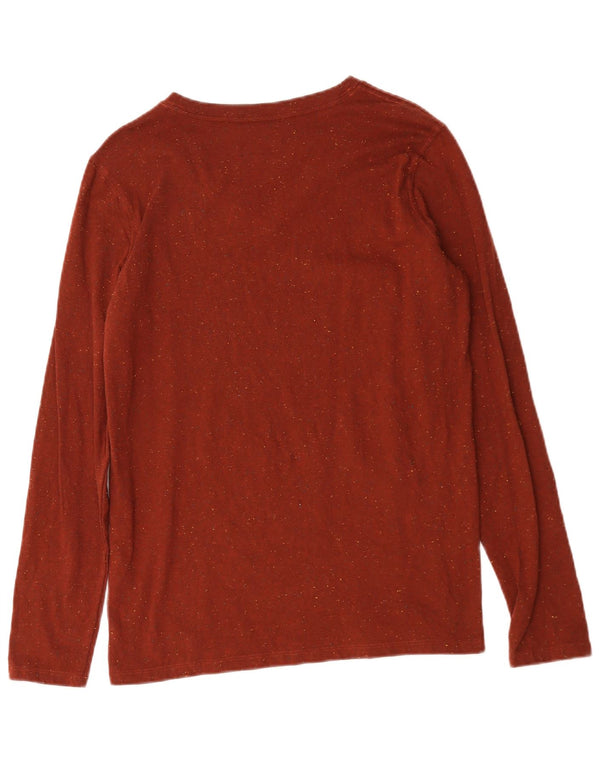 Carhartt Womens Relaxed Fit Top Langarm US 12/14 Large Braun meliert
