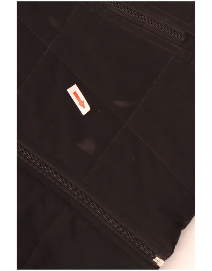 Adidas Damen-Jacke mit Kapuze, gepolstert, UK 8, Größe S, Schwarz, Polyester