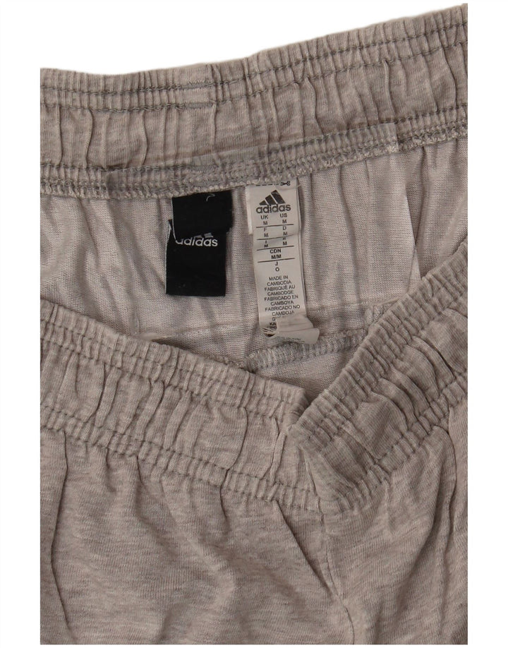 Adidas Herren Sportshorts mittelgraue Baumwolle