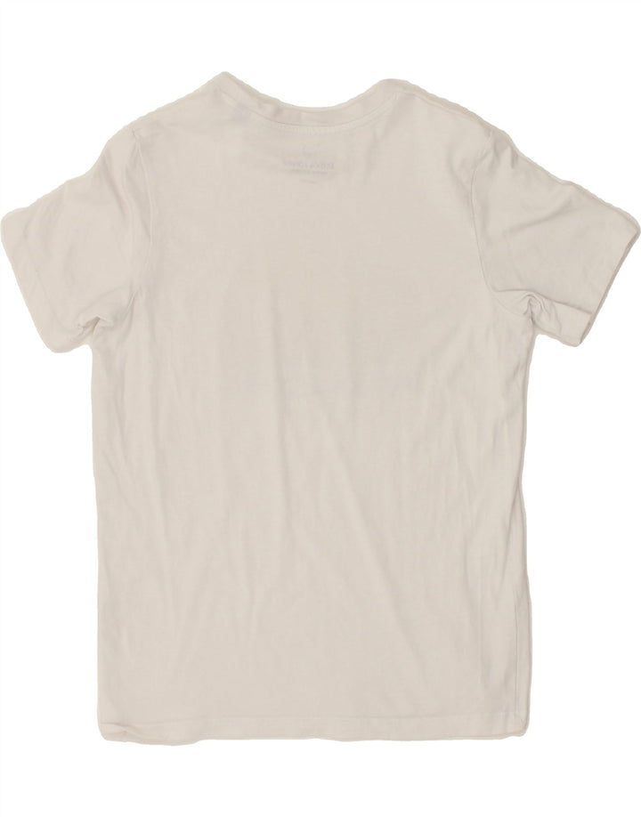 JACK & JONES Boys Graphic T-Shirt Top 11-12 Years White Vintage Jack & Jones and Second-Hand Jack & Jones from Messina Hembry 