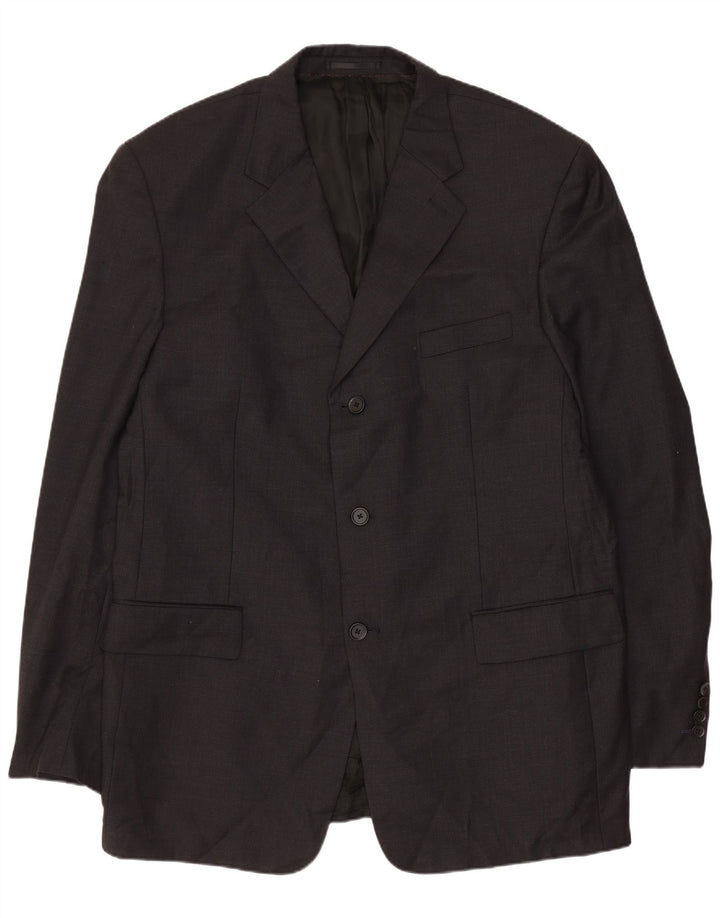 Pierre Cardin Herren 3-Knopf-Blazerjacke UK 40 Large Grau