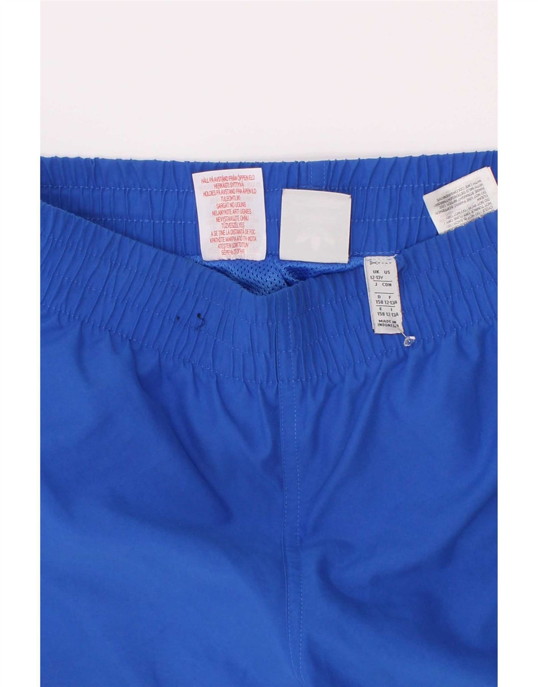 Adidas Badeshorts für Jungen, 12–13 Jahre, blaues Polyester