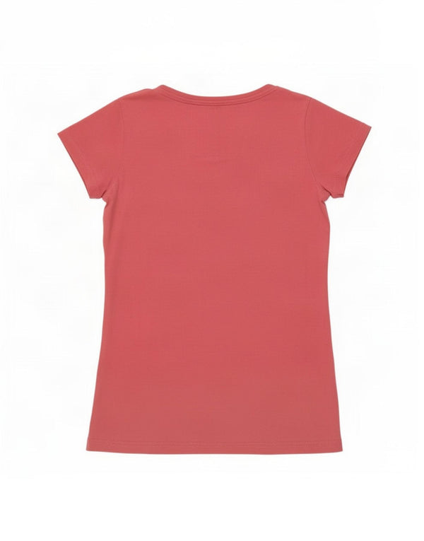 Superdry Damen Grafik-T-Shirt-Oberteil UK 6 XS Rosa Baumwolle