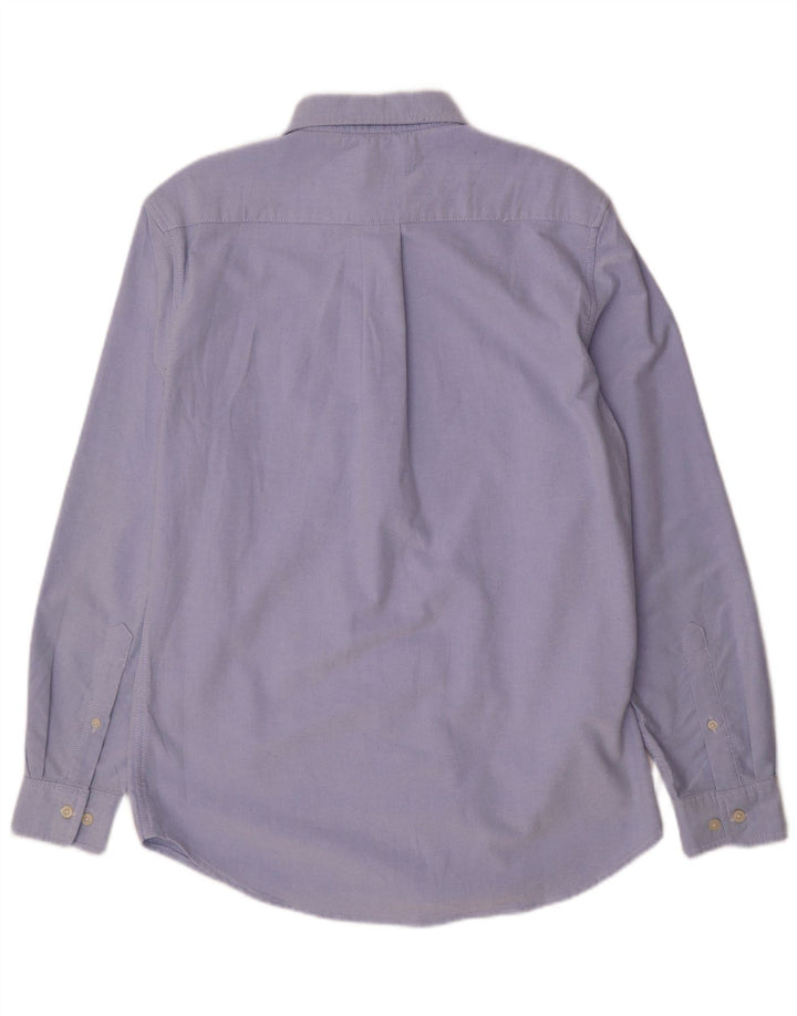 U.S. Polo Assn. Mittelblaues Herrenhemd aus Baumwolle