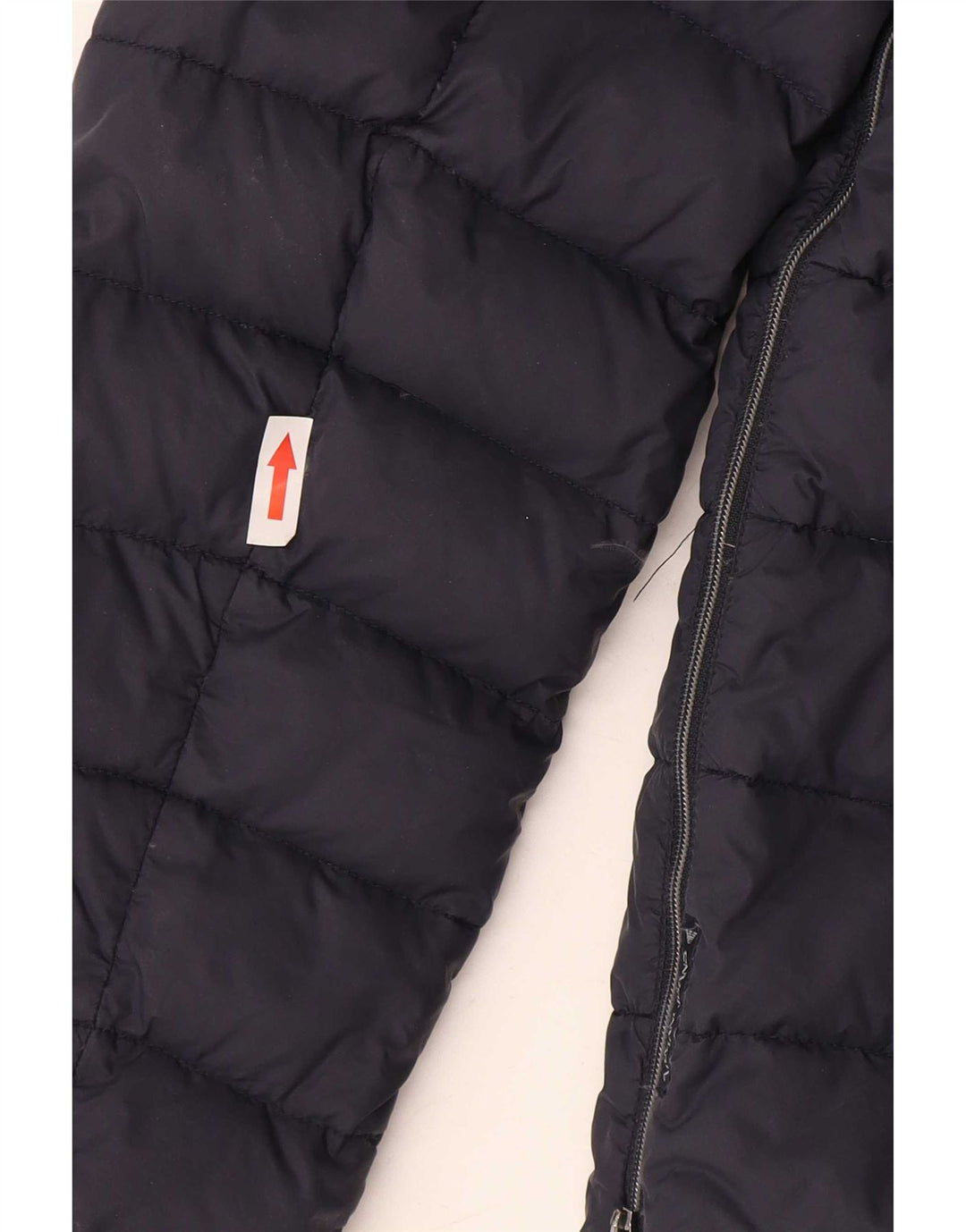 Armani Jeans Damen wattierte Jacke IT 42 Medium Navy Blue