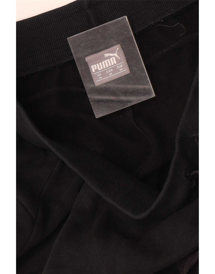 Puma Damen Graphic Trainingshose Jogger UK 14 Medium Schwarz