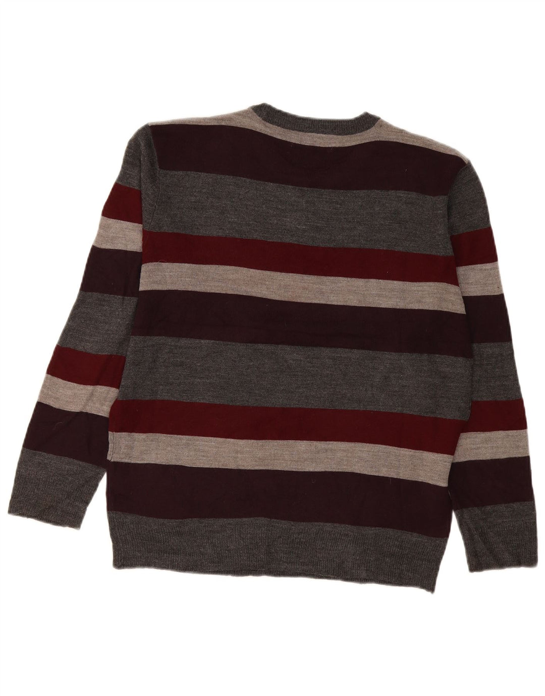 Pierre Cardin Herren-Pullover mit Rundhalsausschnitt, klein, mehrfarbig gestreift