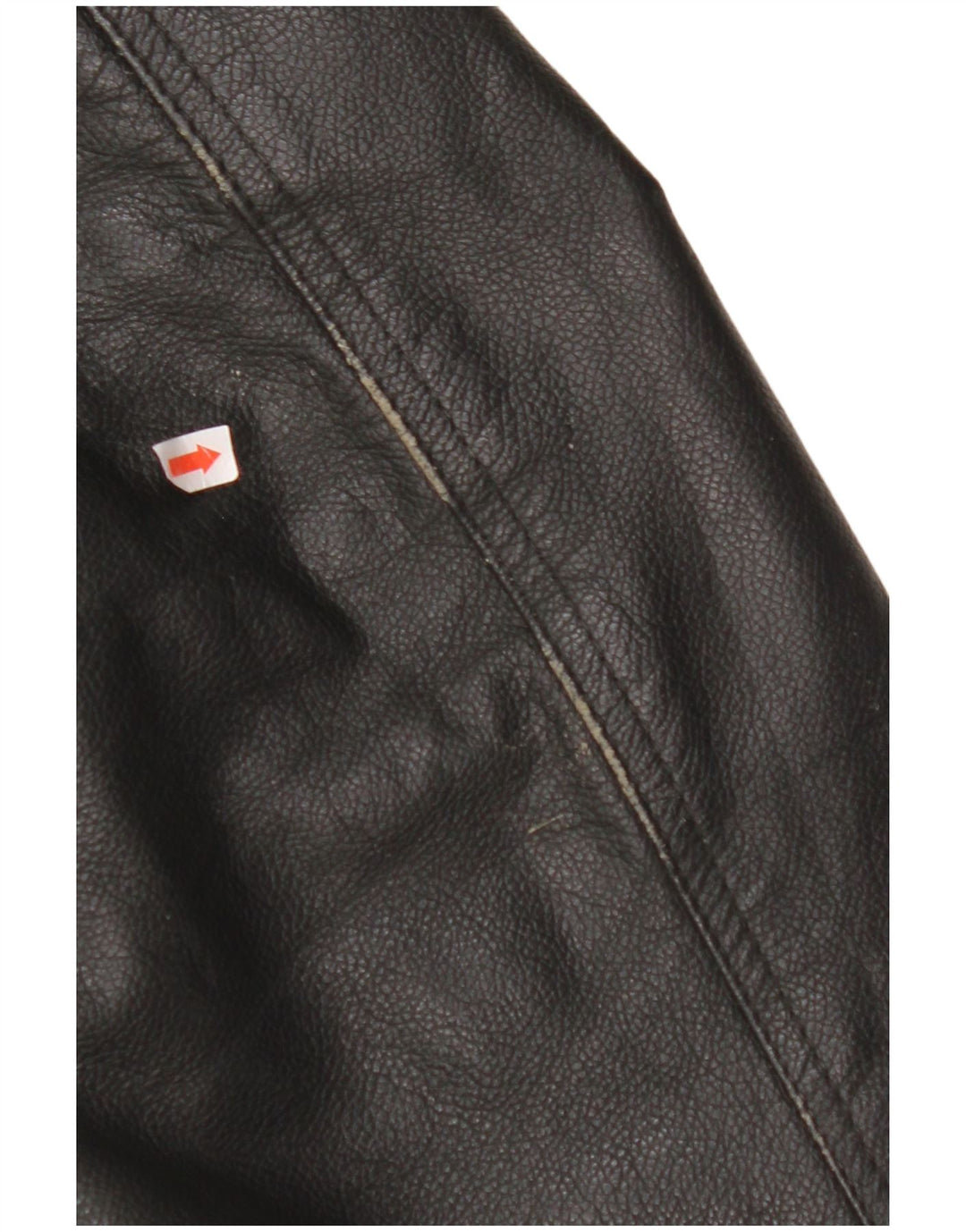 SHELTER BAY Mens Leather Jacket UK 38 Medium Black Leather