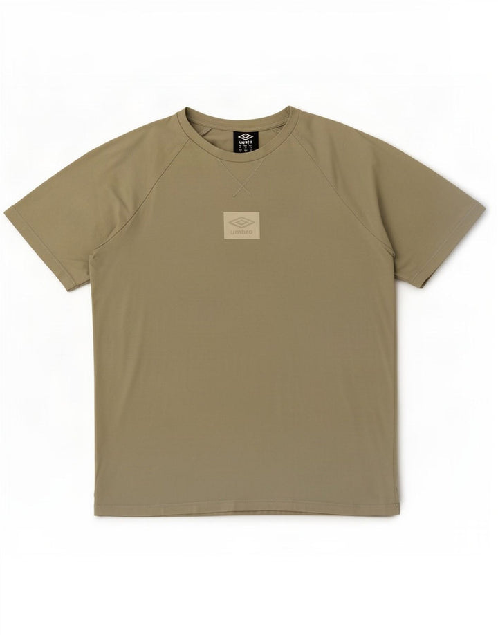 Umbro Herren T-Shirt Top aus mittelgrüner Baumwolle