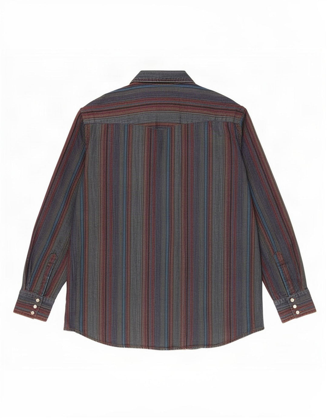 Rustler Mens Tall Shirt Größe 17 1/2 XL Mehrfarbig gestreift