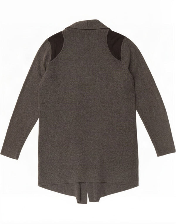 Marks & Spencer Damen Longline Cardigan Pullover UK 16 Large Grau