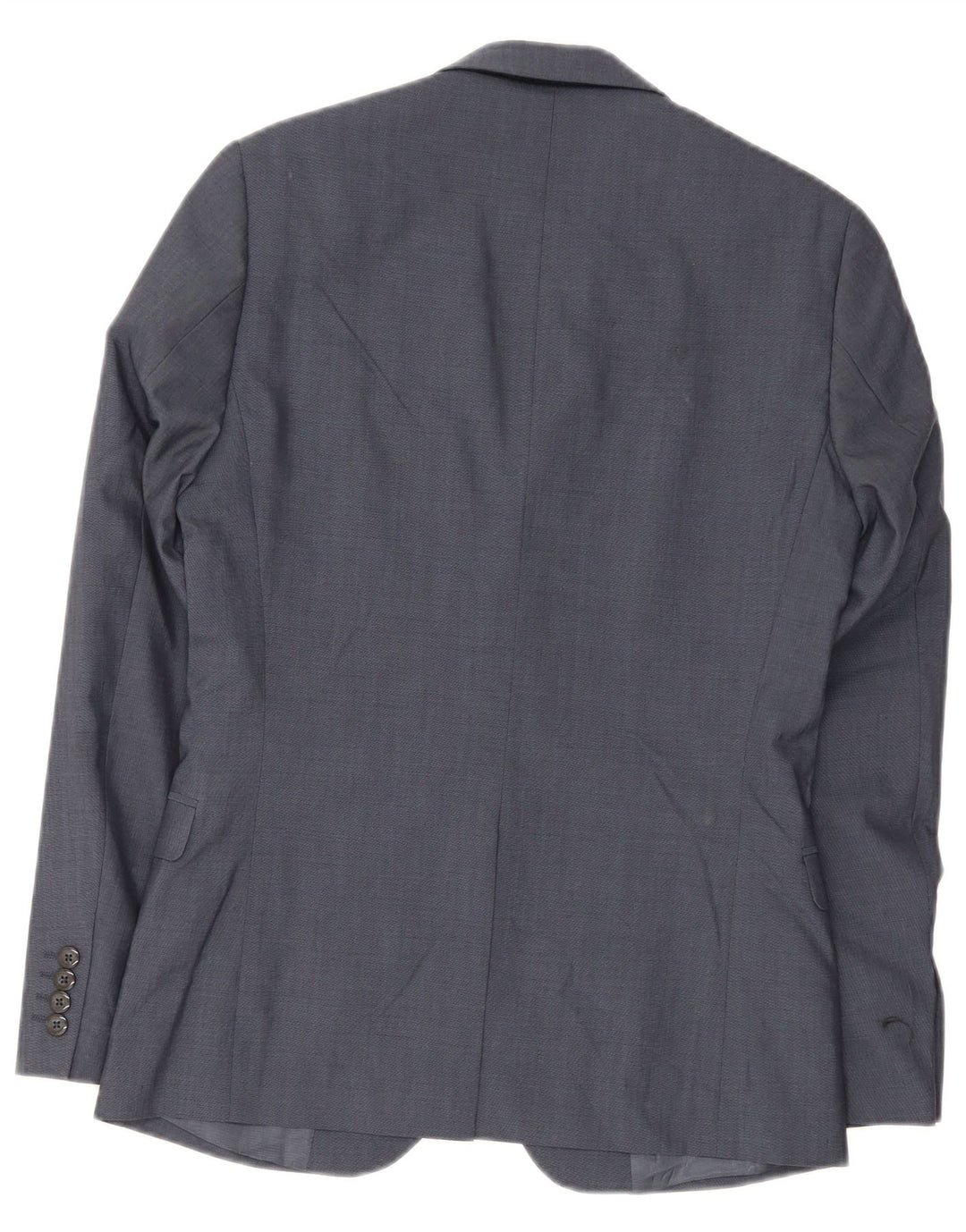Dkny Herren-Blazer mit 2 Knöpfen, schmale Passform, UK 36, Größe S, marineblaue Wolle