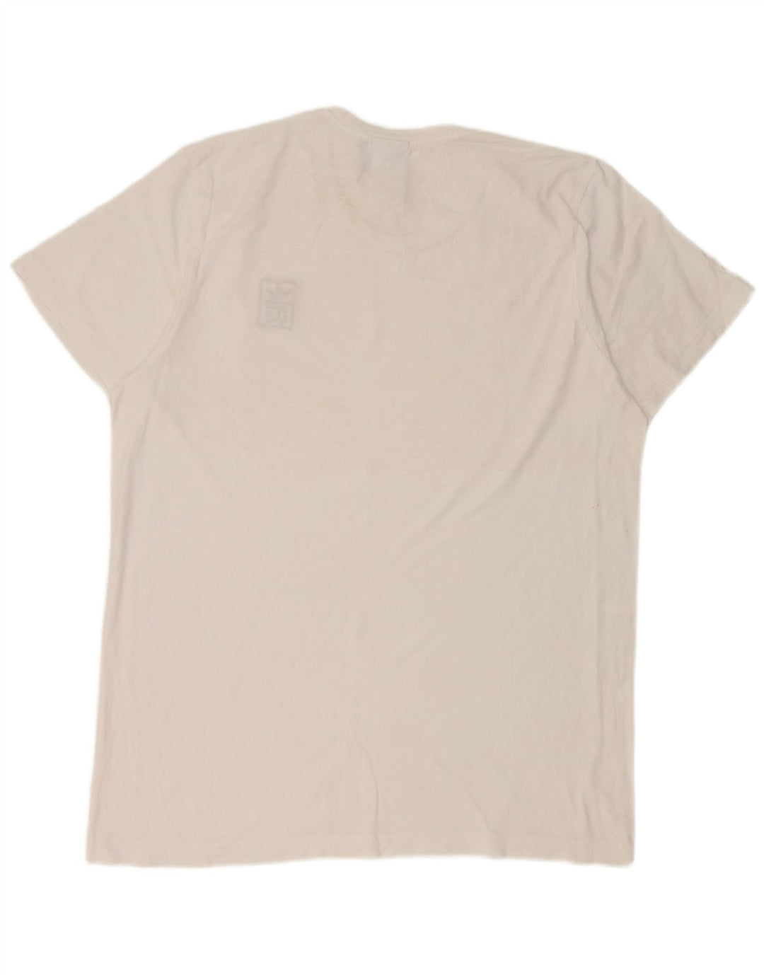 Adidas Herren T-Shirt Top Large Weiß Baumwolle