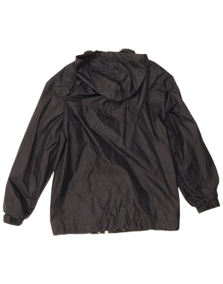 Champion Herren-Regenjacke mit Kapuze, UK 36, Größe S, Schwarz, Polyamid