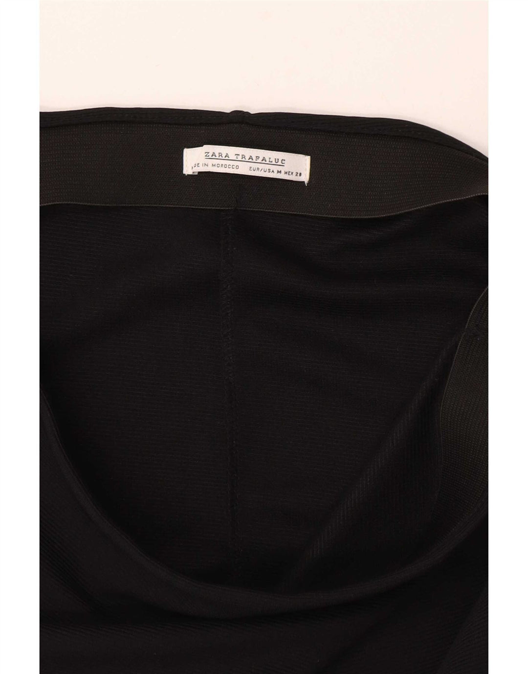Zara Damen Trafaluc Minirock Medium W28 Schwarz