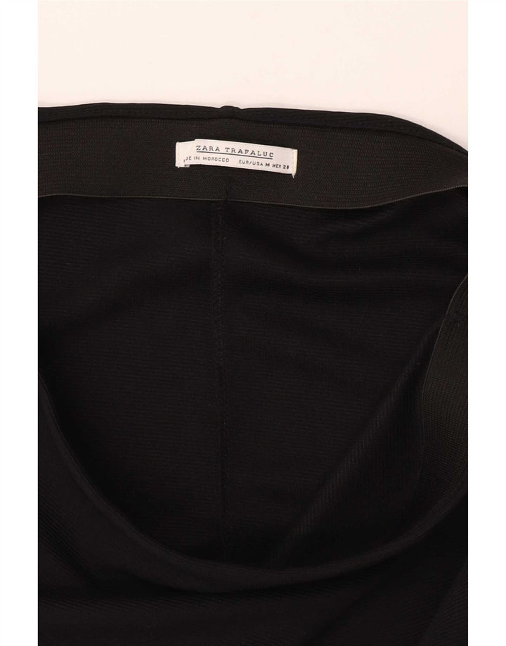 Zara Damen Trafaluc Minirock Medium W28 Schwarz