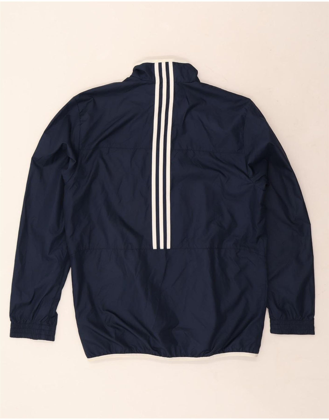 ADIDAS Herren Regenjacke UK 40/42 Medium Marineblau Polyester