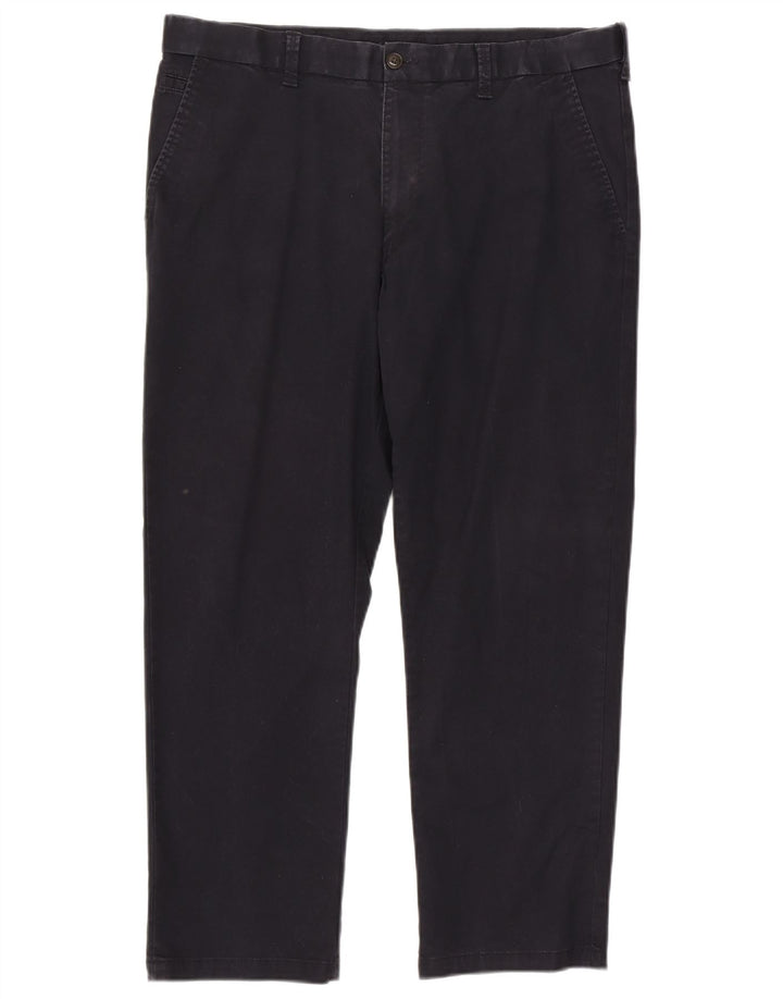 Marks & Spencer Herren Blue Harbor Regular Chinohose W38 L29 Marineblau