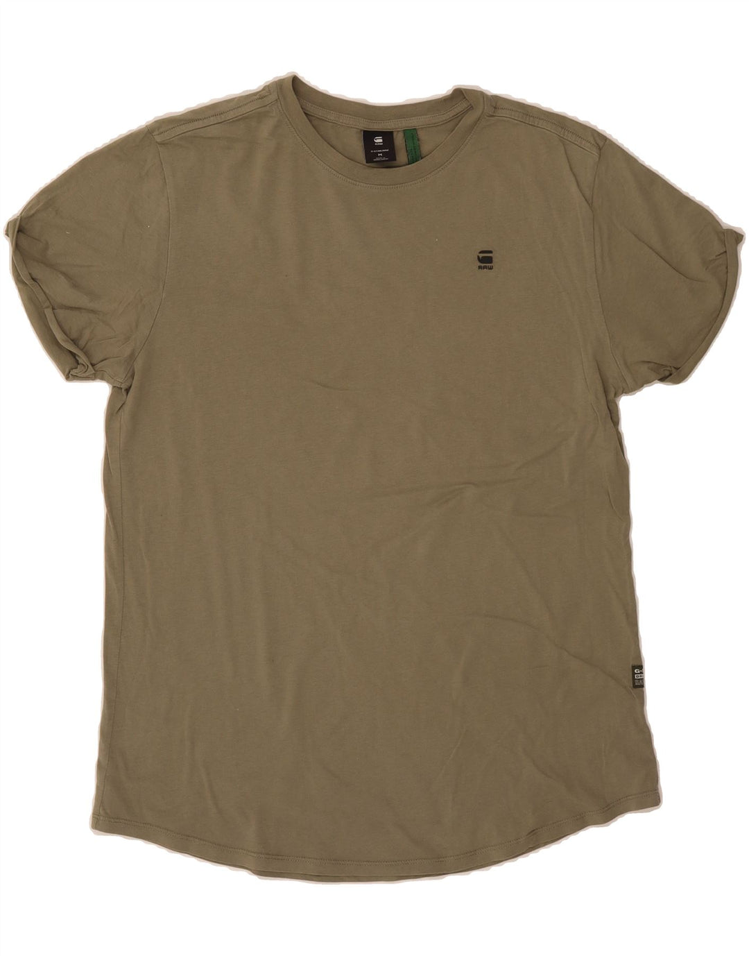 G-STAR Mens T-Shirt Top Medium Khaki Cotton Vintage G-Star and Second-Hand G-Star from Messina Hembry 