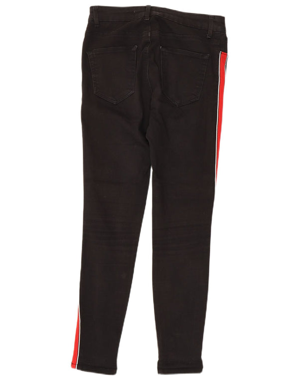 Zara Womens Skinny Jeans EU 38 Small W28 L28 Black Colourblock