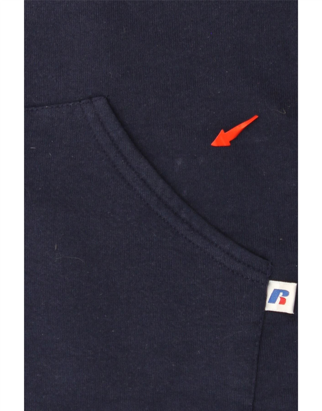 RUSSELL ATHLETIC Damen Dri-Power Zip Hoodie Pullover UK 18 XL Marineblau