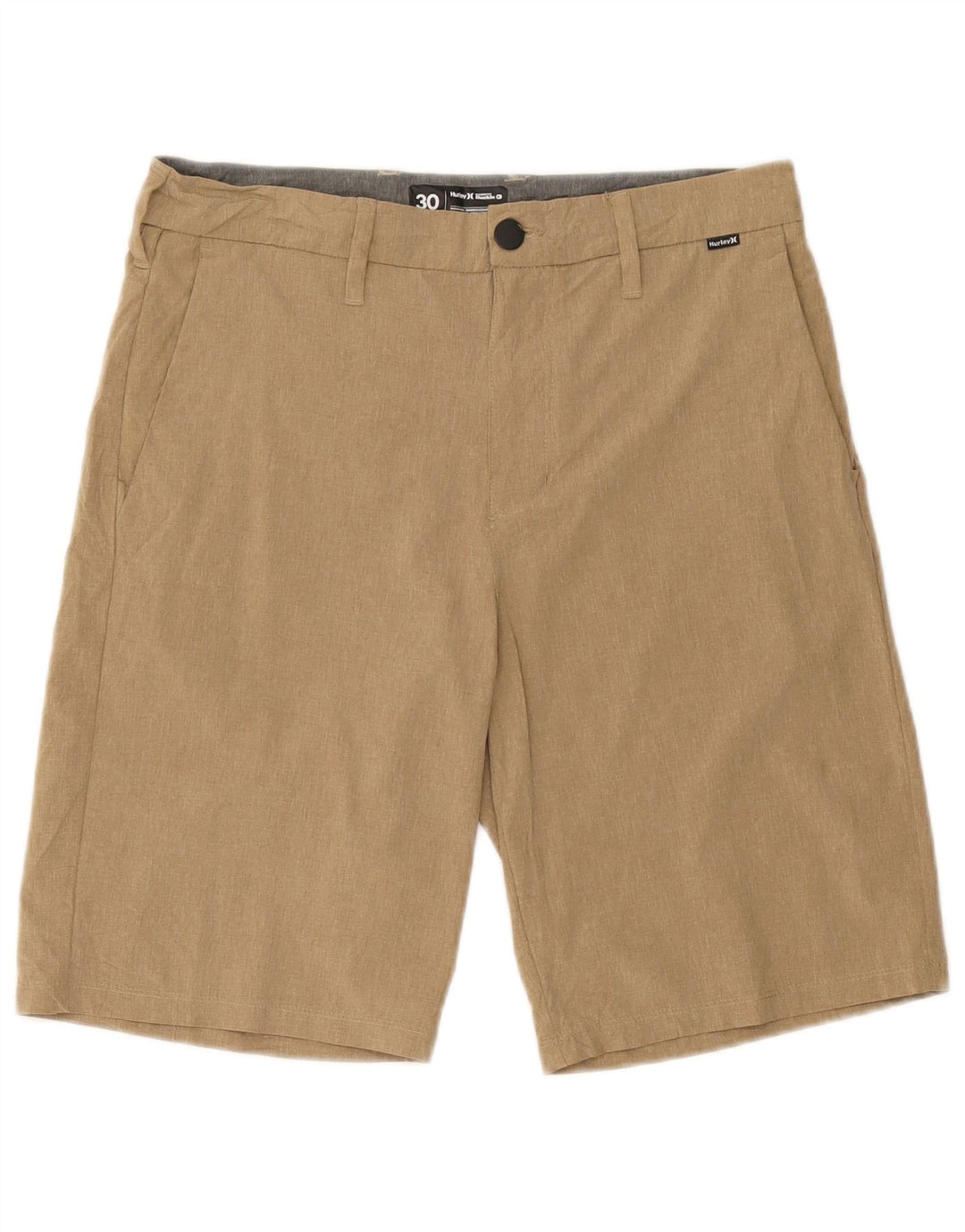 Hurley Herren-Chinoshorts W30 Mittelbeigefarbenes Polyester